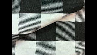 Big Block Plaid in Graphite upholstery and home decor fabric