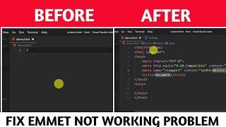 Emmet Not Working In Vscode | Emmet Not Working In Vscode Html || Emmet Not Working In vscode 2022