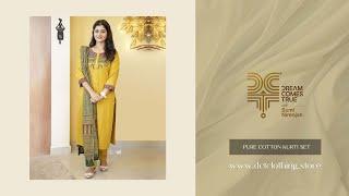 Pure Cotton Kurti Set