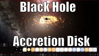 Creating a Black Hole Accretion Disk Using Universe Sandbox²