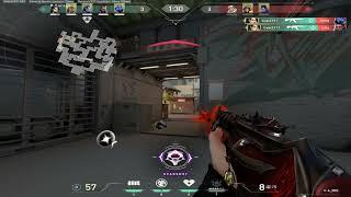 only crosshair placement | stop using aimlab #notshorts #valorant #2311