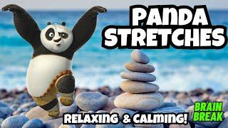 PANDA STRETCHES 2 | CALMING STRETCH ACTIVITY FOR KIDS | YOGA EXERCISE FOR KIDS