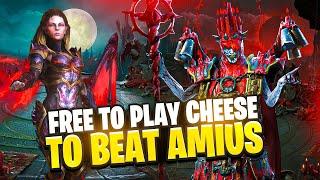 FREE TO PLAY CHEESE TO BEAT AMIUS | Raid: Shadow Legends |