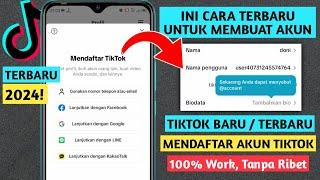 CARA MEMBUAT AKUN TIKTOK BARU - TERBARU