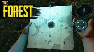 How to GET THE MAP & COMPASS! The Forest Tutorial