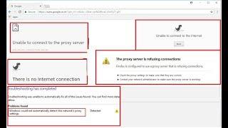 How to Fix All Internet Proxy Server Errors in Windows 10/8/7