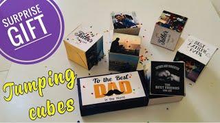 surprise gift for valentine's day, Birthday, anniversary, Father's  | Jumping boxes |pop up cube box