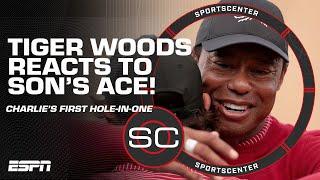 Charlie Woods sinks FIRST Hole-In-One & Tiger Woods reacts at PNC Championship ️ | SportsCenter