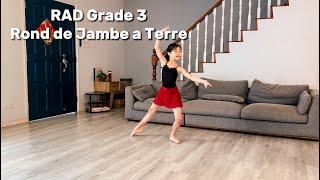 RAD Grade 3 Ballet - Rond de Jambe a Terre