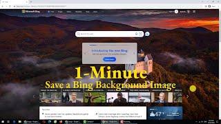 How to Save a Bing Background Image - Sharevipall