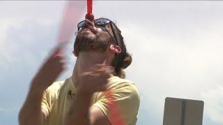 Meet the famous street juggler who performs by the Cherry Creek Shopping Center