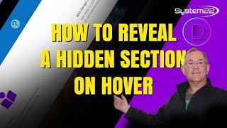Divi Theme How To Reveal A Section On Hover