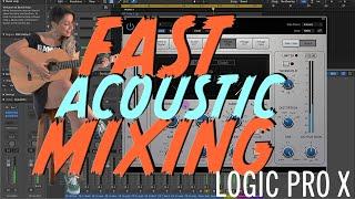 Fast acoustic guitar mixing in Logic Pro - Plus a free presets download!- CellarDoorSound.co