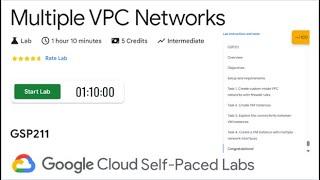 Multiple VPC Networks | GSP211 | Google Cloud Skills Boost | QUICK-GCP-LAB | 2024 #qwiklabs #cloud