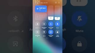 Xiaomi Control Centre Blur.                  #xiaomi #redmi #blur #controlcentre