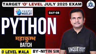 O Level/BCA || New Batch-2025 | PYTHON | Day-09 | Class by Nitin Sir |Complete Course for Beginners