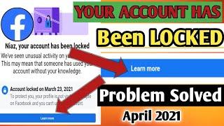 YOUR account HAS been LOCKED| How to UNLOCK facebook ACCOUNT 2021