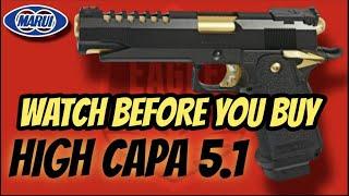 TM - Tokyo Marui - HI-CAPA 5.1 - GOLD match- HYPE??  Review &  Test