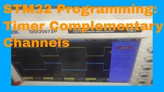 STM32 Programming from scratch: Timer Complementary output channels(GPIO pins used PA8 and PB13)