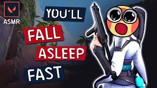 YOU'LL FALL ASLEEP VERY FAST  VALORANT ASMR Gaming  Eating Crackers + Whispering