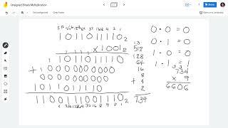 EASY-HOW-TO Unsigned Binary Multiplication