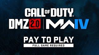 DMZ is RETURNING... but NOT Free to Play.. (MW4)