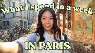 How much I spent in a week in Paris   *realistic* travel vlog