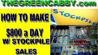 HOW TO MAKE $800 a DAY w/ STOCKPILE SALES - NEW ITEM GARAGE SALES ( EXTREME COUPON )