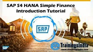 SAP S4 HANA Simple Finance online training | SAP S4 Hana simple finance classes | simple finance|