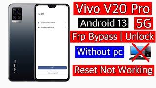 Vivo v20 pro frp bypass android 13/unlock google lock || Vivo V2018 frp bypass || reset not working