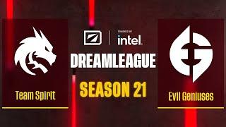 Dota2 - Team Spirit vs Evil Geniuses - Game 1 - DreamLeague Season 21 - Group B