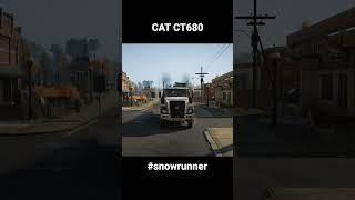 CAT CT680 in #snowrunner #game #truck #trucksimulator