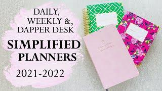 SIMPLIFIED PLANNERS | DAILY + DAPPER DESK + WEEKLY + ACCESSORIES