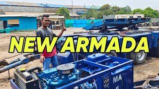 NEW ARMADA‼️ RAKITAN MESIN KHUSUS TRUK ANGKUTAN RATUSAN TON ( MULTI AXLE TRAILER )