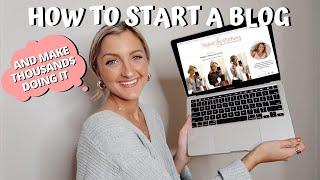 HOW TO START A SUCCESSFUL BLOG IN 2021 (AND MAKE THOUSANDS $$$ DOING IT) || Styled by McKenz