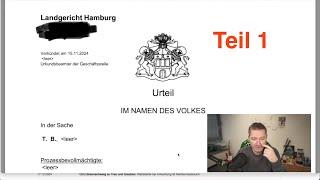 Urteil des Landgericht Hamburg liegt vor. Scurrows gegen Shurjoka TEIL 1