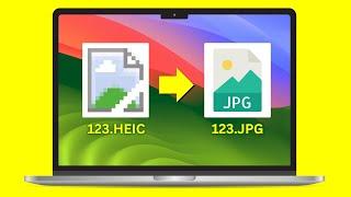 How to Convert HEIC to JPEG in MacBook? Convert iPhone Photos to JPG in Mac OS