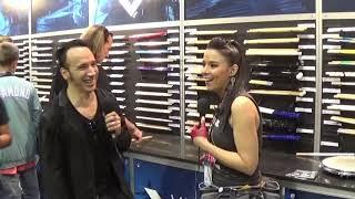 Roy Mayorga of Stone Sour interview at NAMM with Jes Fama