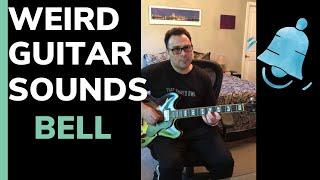 Weird Guitar Sounds: How to make your guitar sound like a bell #shorts