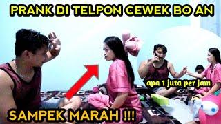 PRANK ISTRI | DI TELPON CEWEK BO AN !! SAMPEK MARAH