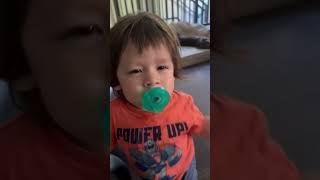 Mr Hu takes it and scratches his butt omg #shorts #shortvideo #cute #baby