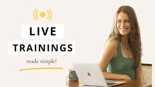 How to Host Live Trainings or Webinars with Ease (Streamyard Tutorial)