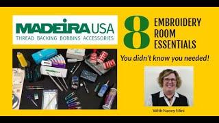 8 Embroidery Room Essentials (You Didn't Know You Needed!)