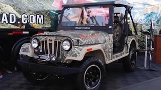 SEMA 2018: Mahindra's Camo-Themed  Roxor Off Roader