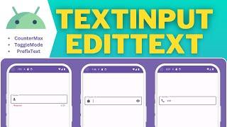 Material design TextInputEditText | Android Studio Tutorial 2023 | YousFul‍