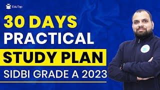 SIDBI Grade A Strategy & Study Plan | How To Prepare SIDBI Grade A Online Exam | SIDBI Notification