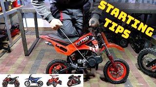 Starting TIPS - 49cc Pocket Bike Engine 50cc - Engine wont start Nitro Motors