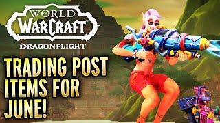 NEW Trading Post Items For June! World of Warcraft Dragonflight