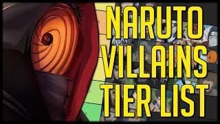 Naruto Villains Tier List