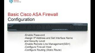 Basic Cisco ASA Firewall Configuration Step by Step